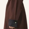 Rochie cămașă din popelină de bumbac Rochie cămașă din popelină de bumbac