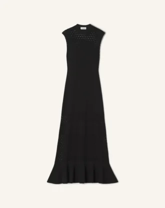 Rochie cu detalii din dantelă din viscoză