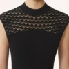 Rochie cu detalii din dantelă din viscoză Rochie cu detalii din dantelă din viscoză