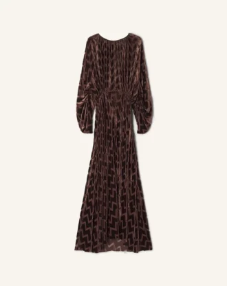 Rochie din catifea devoré