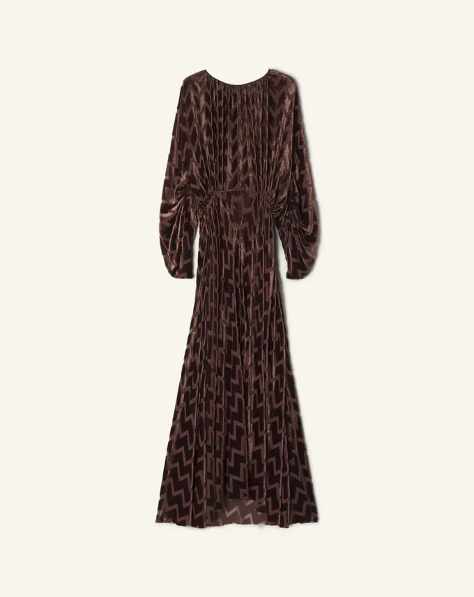 Rochie din catifea devoré