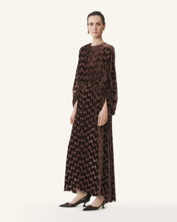 Rochie din catifea devoré