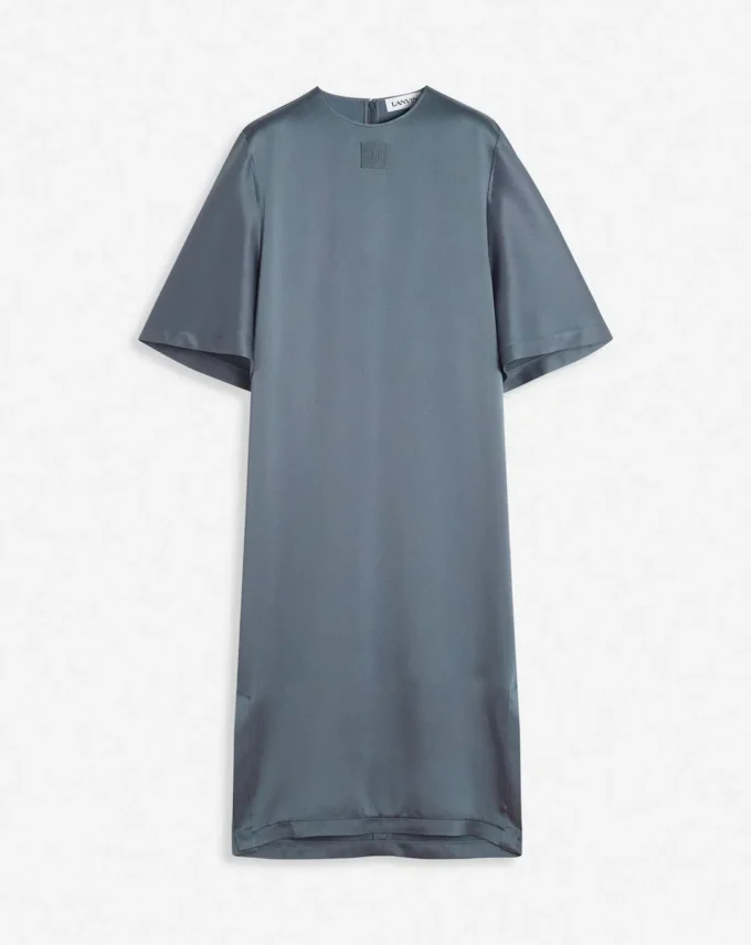 Rochie din satin tip tricou Rochie din satin tip tricou