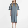 Rochie din satin tip tricou Rochie din satin tip tricou