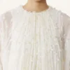Rochie lungă din mătase plumetis