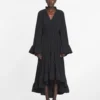 Rochie midi Charmeuse