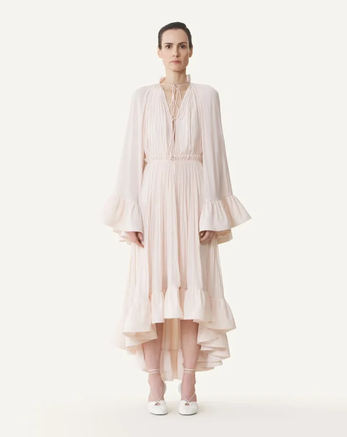 Rochie midi Charmeuse