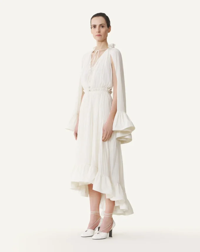 Rochie midi Charmeuse