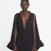 Rochie midi Charmeuse