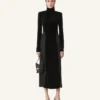Rochie midi din catifea