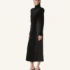 Rochie midi din catifea