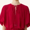 Rochie midi din charmeuse