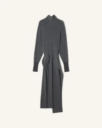 Rochie midi din lână și cașmir