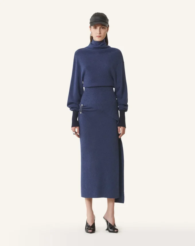 Rochie midi din lână și cașmir Rochie midi din lână și cașmir