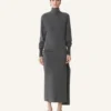 Rochie midi din lână și cașmir Rochie midi din lână și cașmir