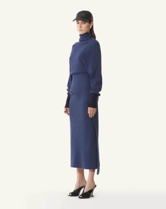 Rochie midi din lână și cașmir Rochie midi din lână și cașmir