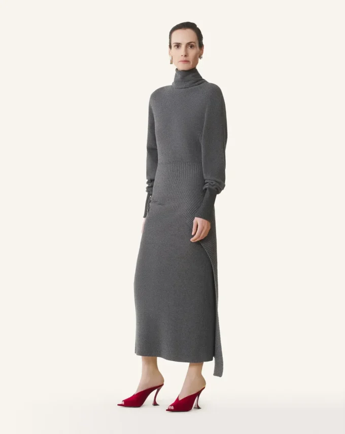 Rochie midi din lână și cașmir Rochie midi din lână și cașmir