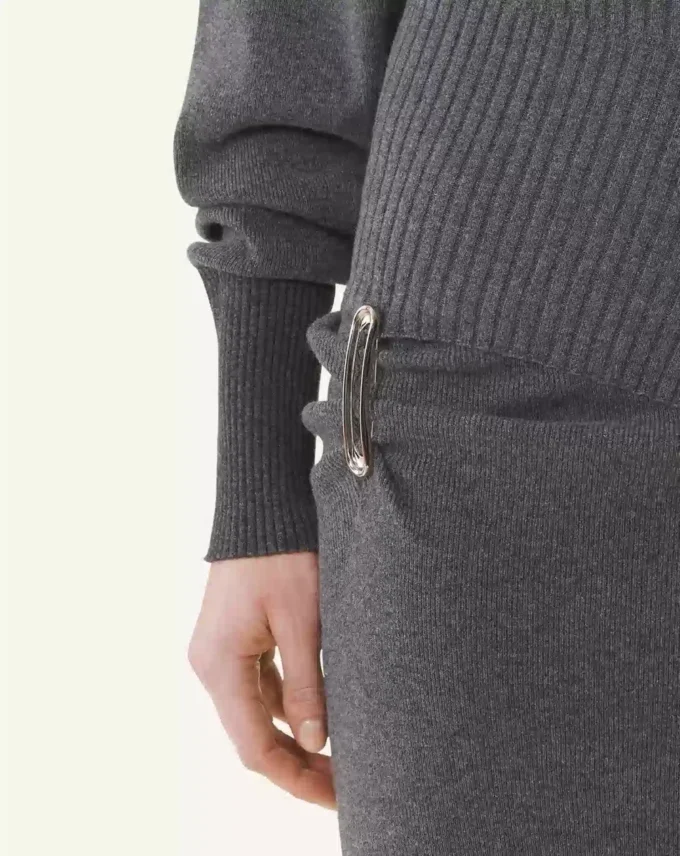Rochie midi din lână și cașmir Rochie midi din lână și cașmir