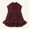Rochie scurtă din charmeuse