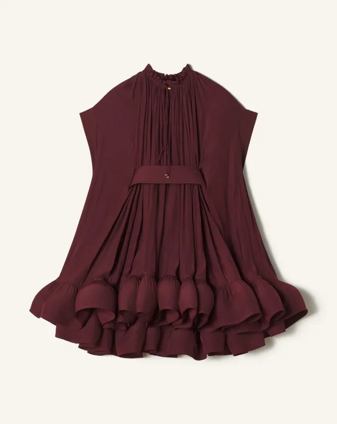 Rochie scurtă din charmeuse