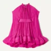 Rochie scurtă din charmeuse