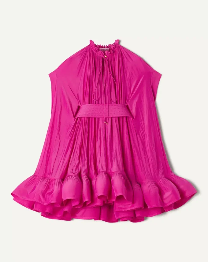 Rochie scurtă din charmeuse