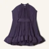Rochie scurtă din charmeuse