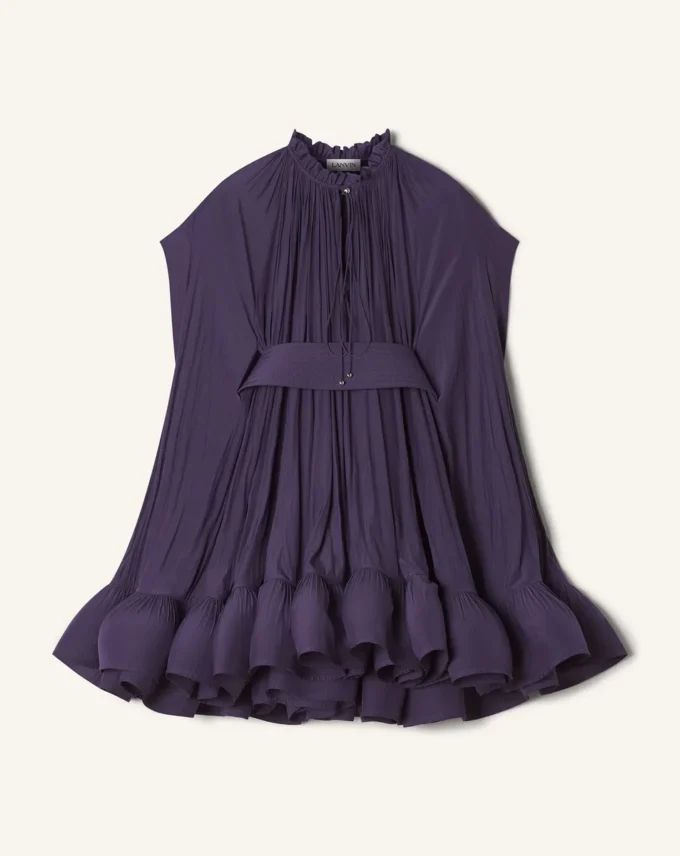Rochie scurtă din charmeuse