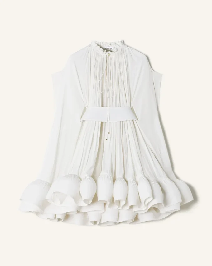 Rochie scurtă din charmeuse