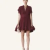Rochie scurtă din charmeuse
