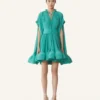 Rochie scurtă din charmeuse