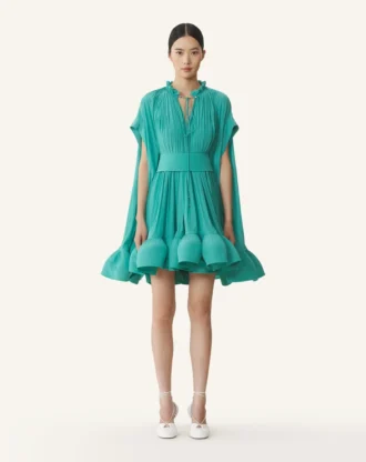 Rochie scurtă din charmeuse