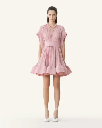 Rochie scurtă din charmeuse