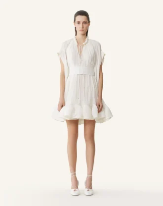 Rochie scurtă din charmeuse