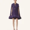 Rochie scurtă din charmeuse