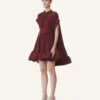 Rochie scurtă din charmeuse