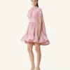 Rochie scurtă din charmeuse