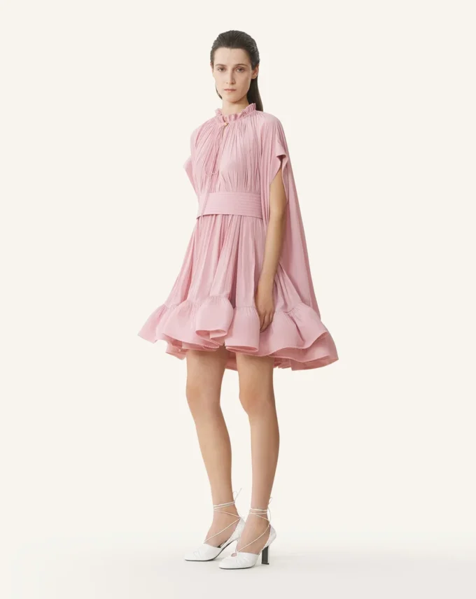 Rochie scurtă din charmeuse