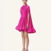 Rochie scurtă din charmeuse