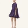 Rochie scurtă din charmeuse