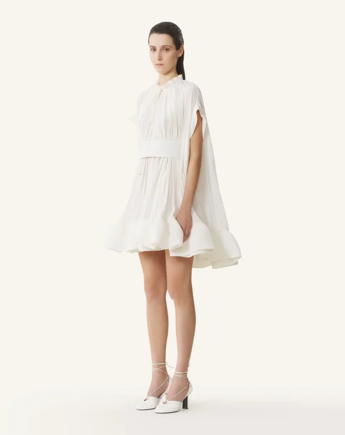 Rochie scurtă din charmeuse