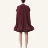 Rochie scurtă din charmeuse