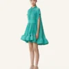 Rochie scurtă din charmeuse