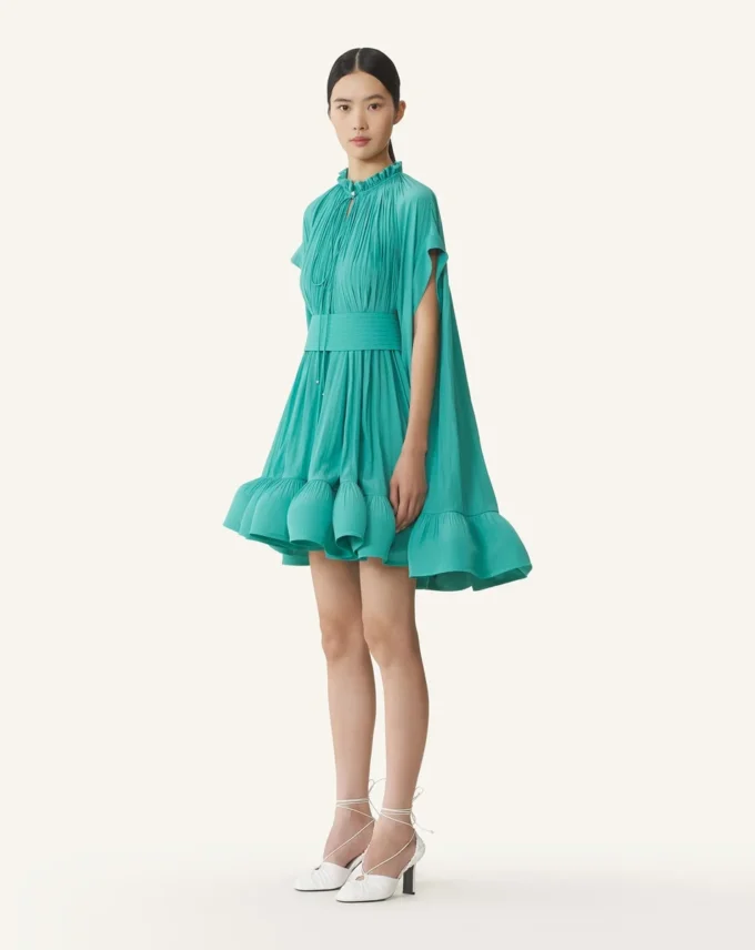 Rochie scurtă din charmeuse