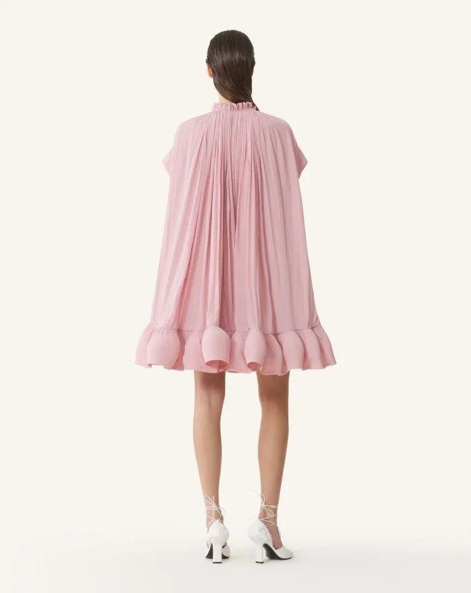 Rochie scurtă din charmeuse