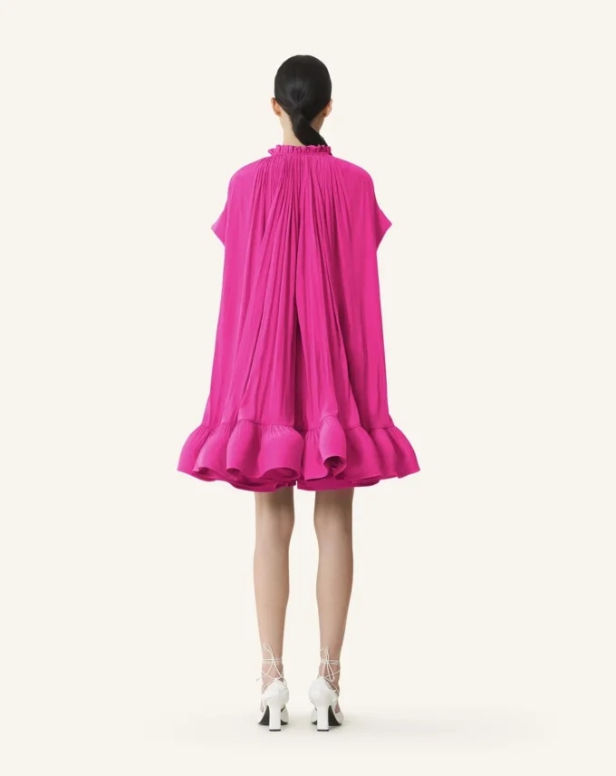 Rochie scurtă din charmeuse