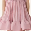 Rochie scurtă din charmeuse