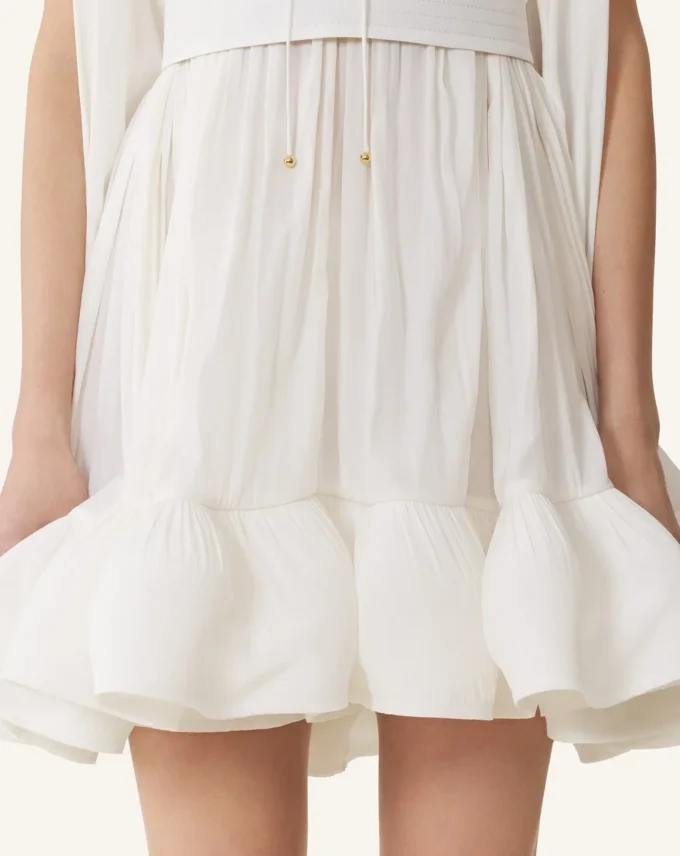 Rochie scurtă din charmeuse