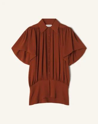 Top din georgette de mătase