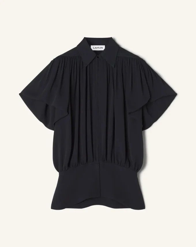 Top din georgette de mătase Top din georgette de mătase